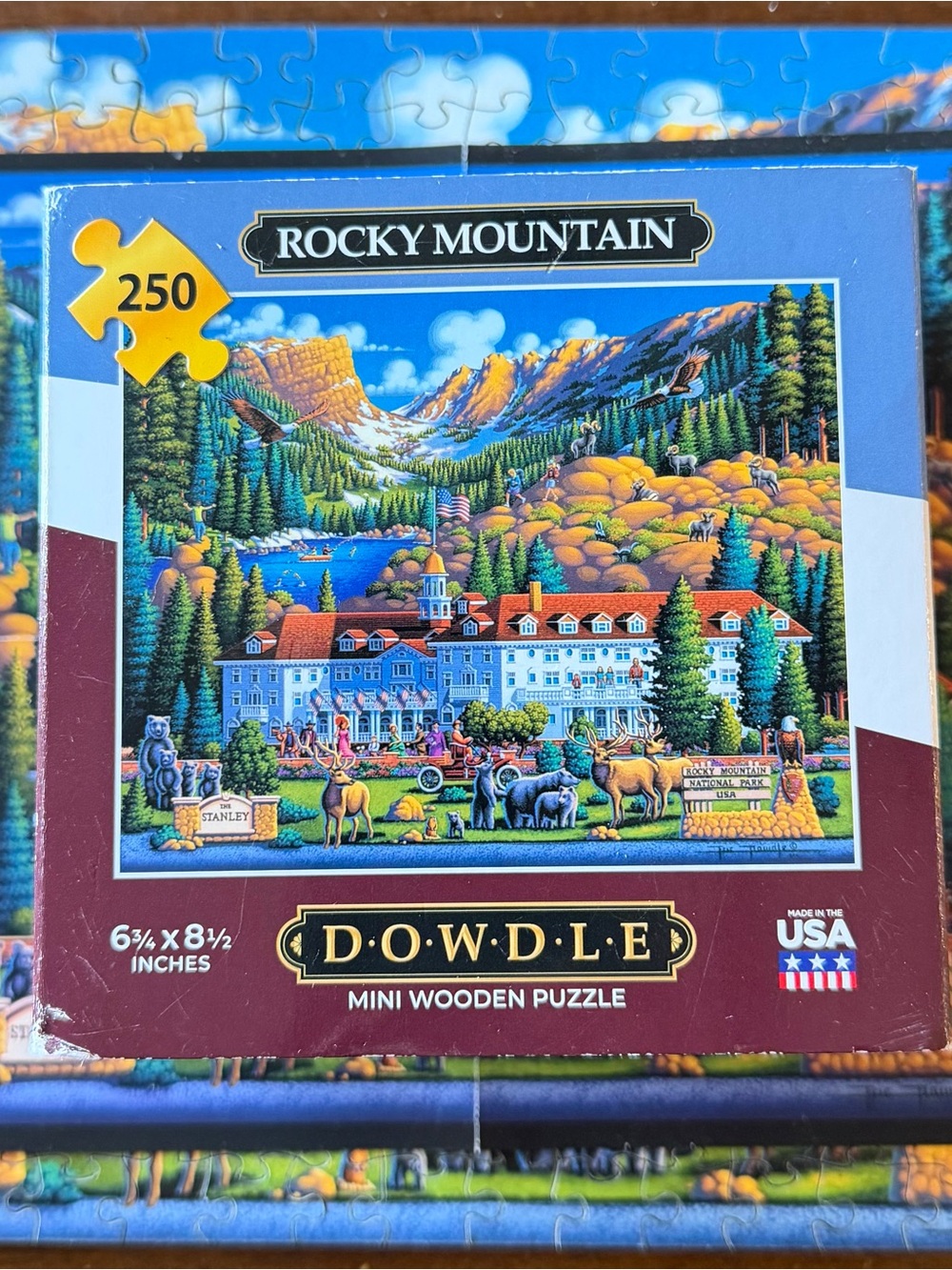 Eric Dowdle Puzzle- Rocky Mountain Wooden Mini